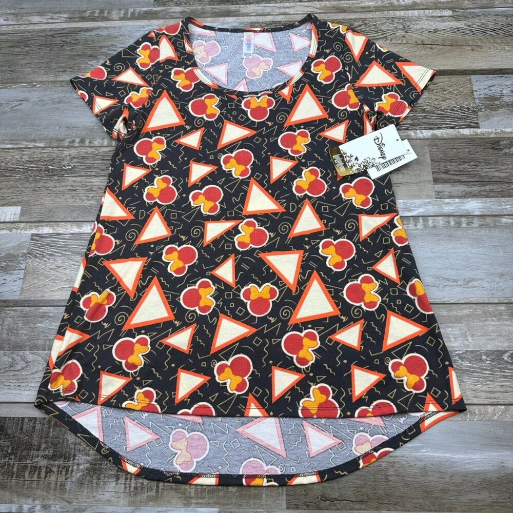 NWT Lularoe Disney XXS Classic T black red Minnie Mouse